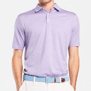 Peter Millar Crown Cool Stripe Polo Men's Size M